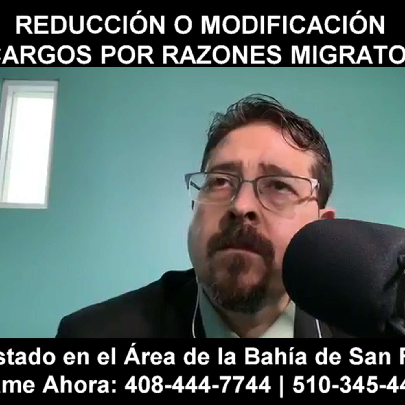 Reducción o modificación de cargos por razones migratorias