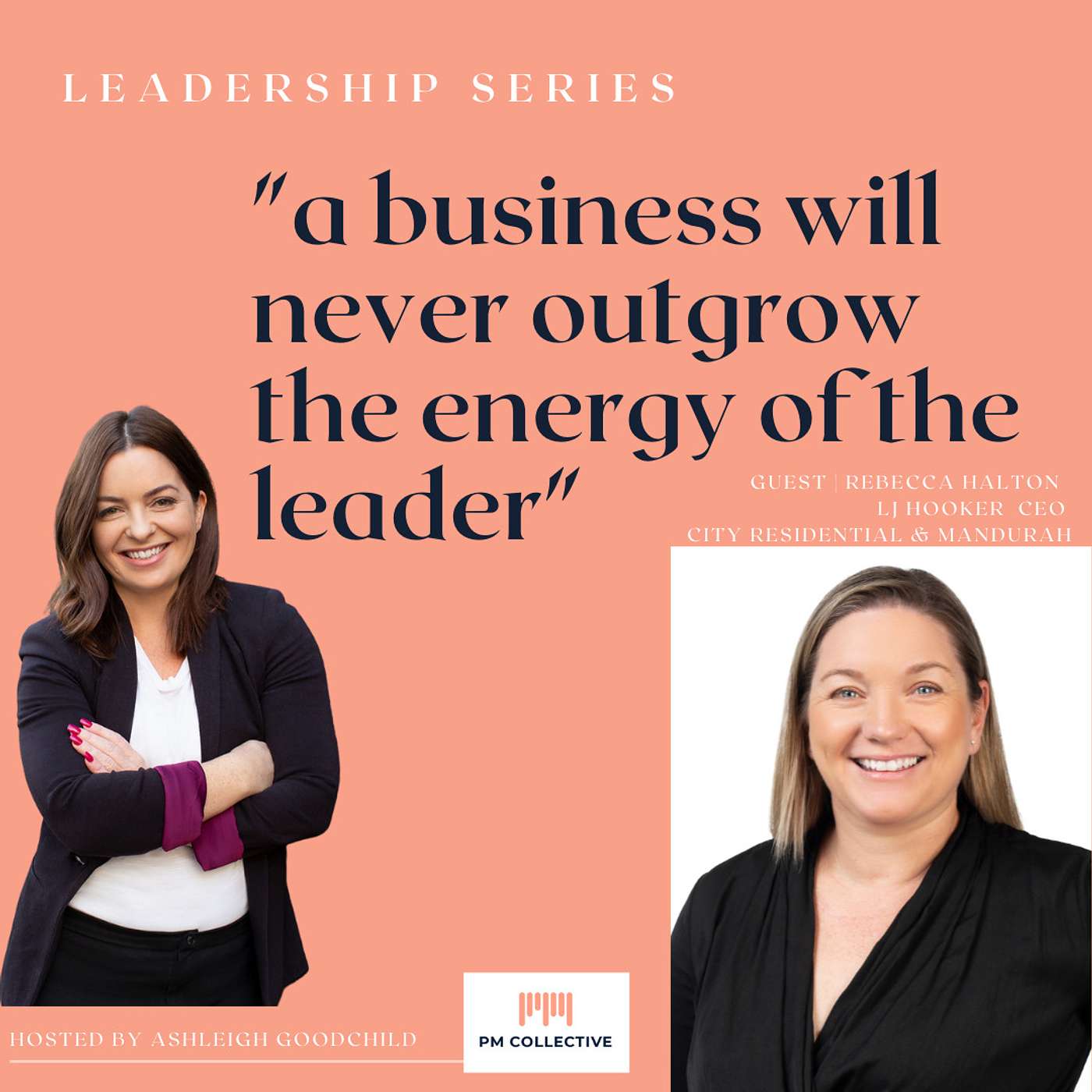 A business will never outgrow the energy of the leader