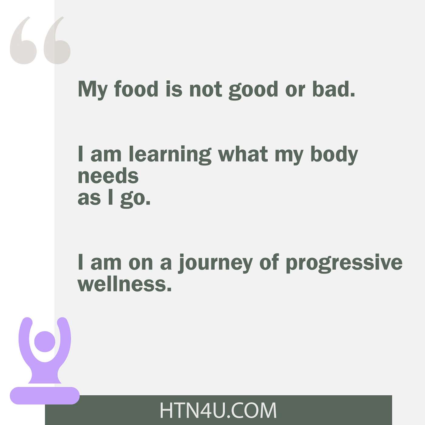 1206: HTN4U Affirmations on Nutrition