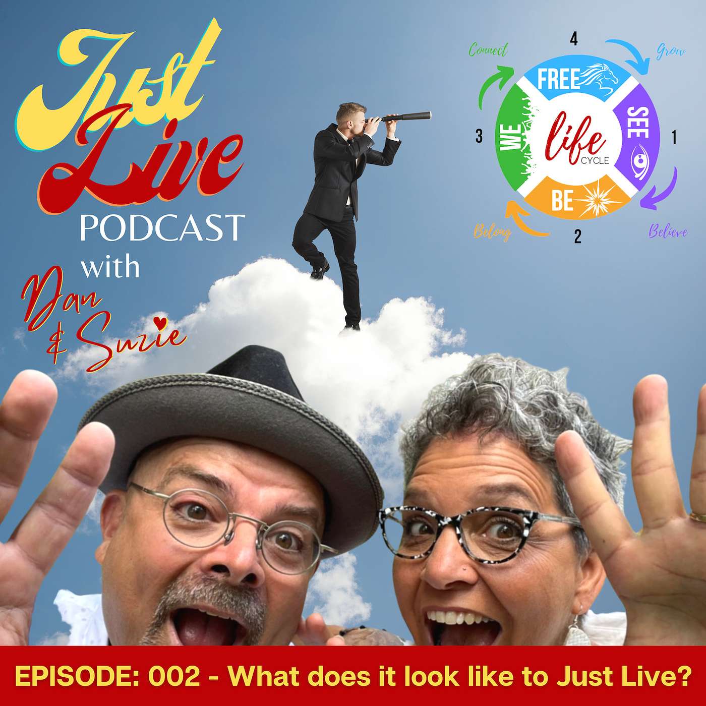 Just Live Podcast 002 - What does it look like to JUST LIVE? (Life Cycle - SEE IT)