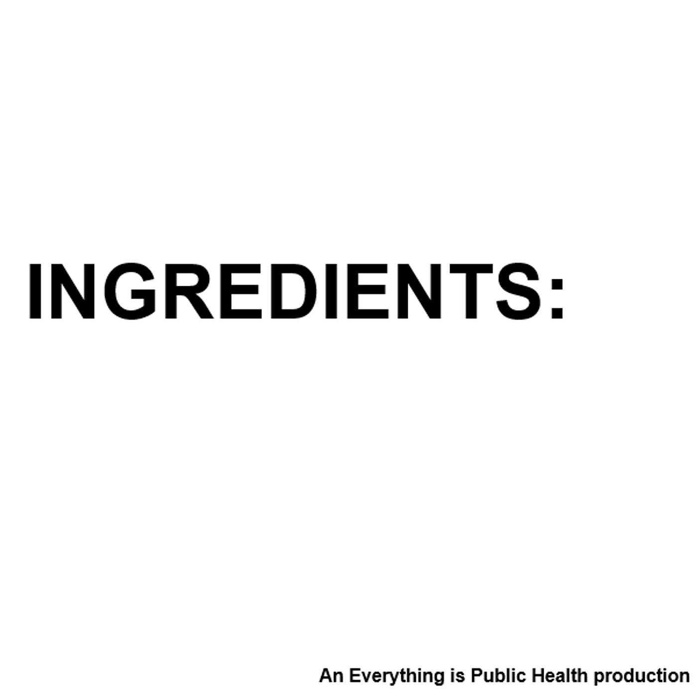 INGREDIENTS: Artwork