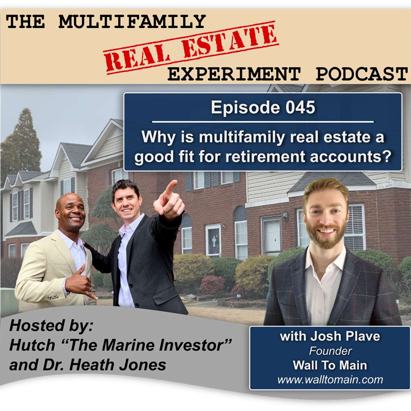 MFREE 045: Why is multifamily real estate a good fit for retirement accounts? with Josh Plave