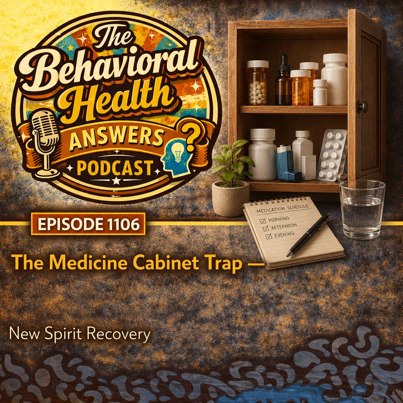 Episode 1106: The Medicine Cabinet Trap | New Spirit Recovery episode artwork