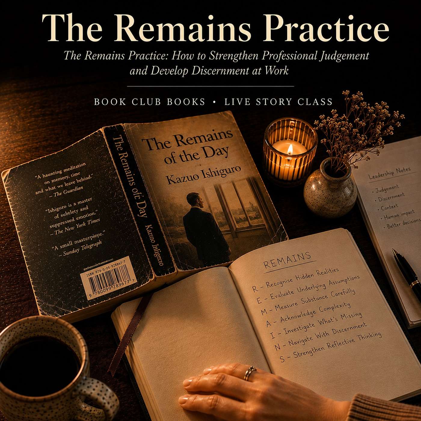 New: The Remains Practice: How to Strengthen Professional Judgement and Develop Discernment at Work Online Live Class episode artwork