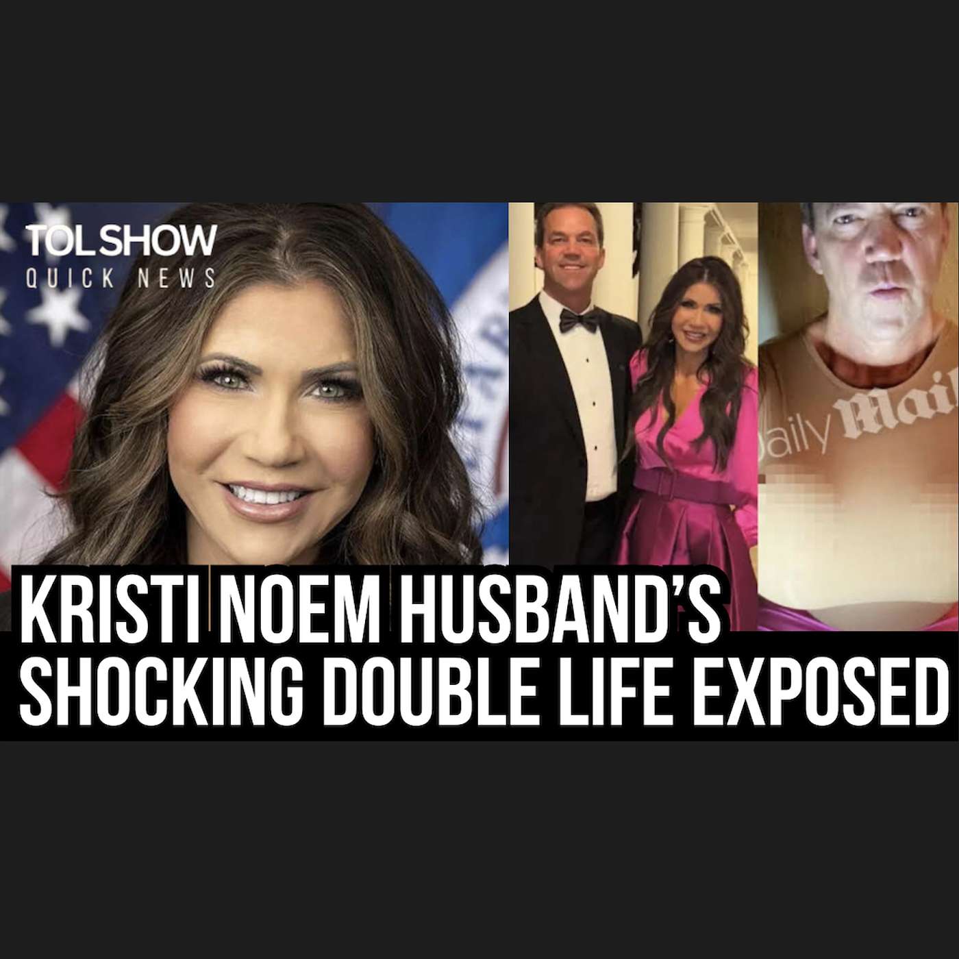 MORE DETAILS LEAKED! Kristi Noem Husband’s SECRET Double Life EXPOSED After Shocking Photos ‼️