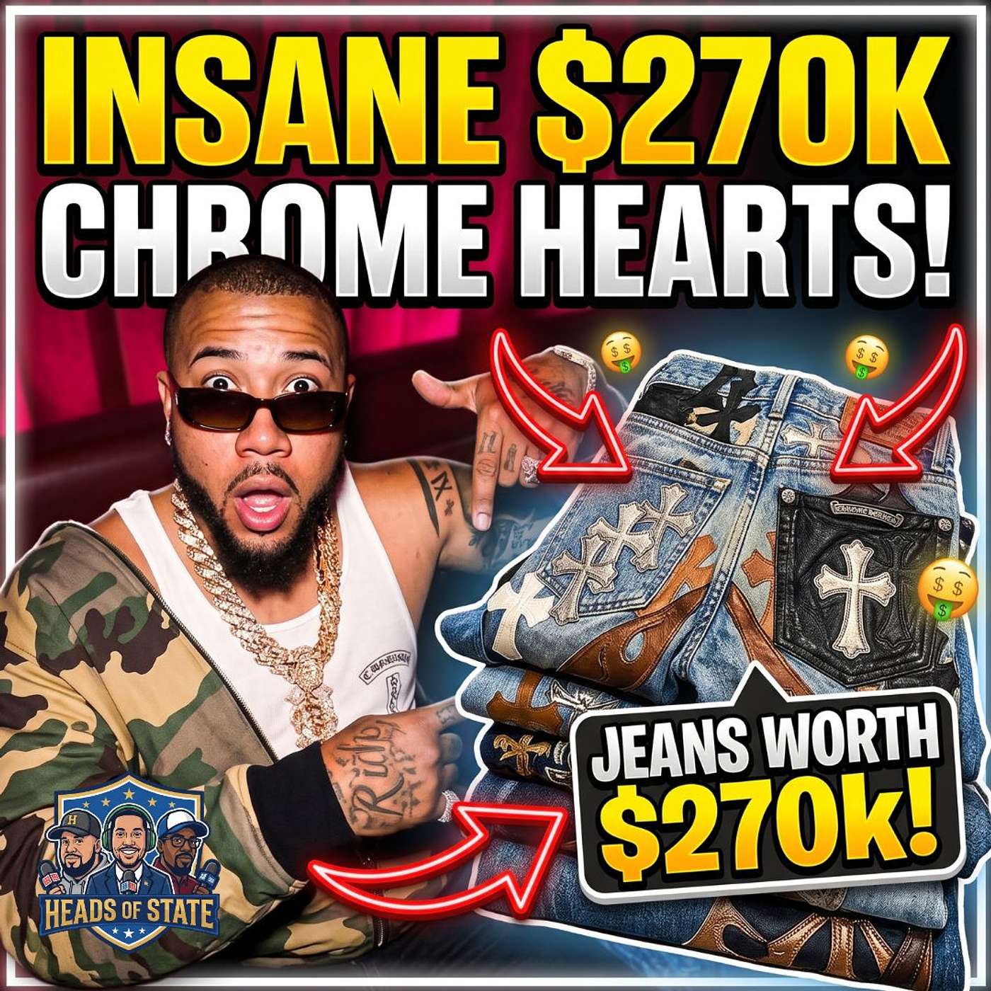 $270,000 Worth of Chrome Hearts Jeans In The Club 🫠 episode artwork