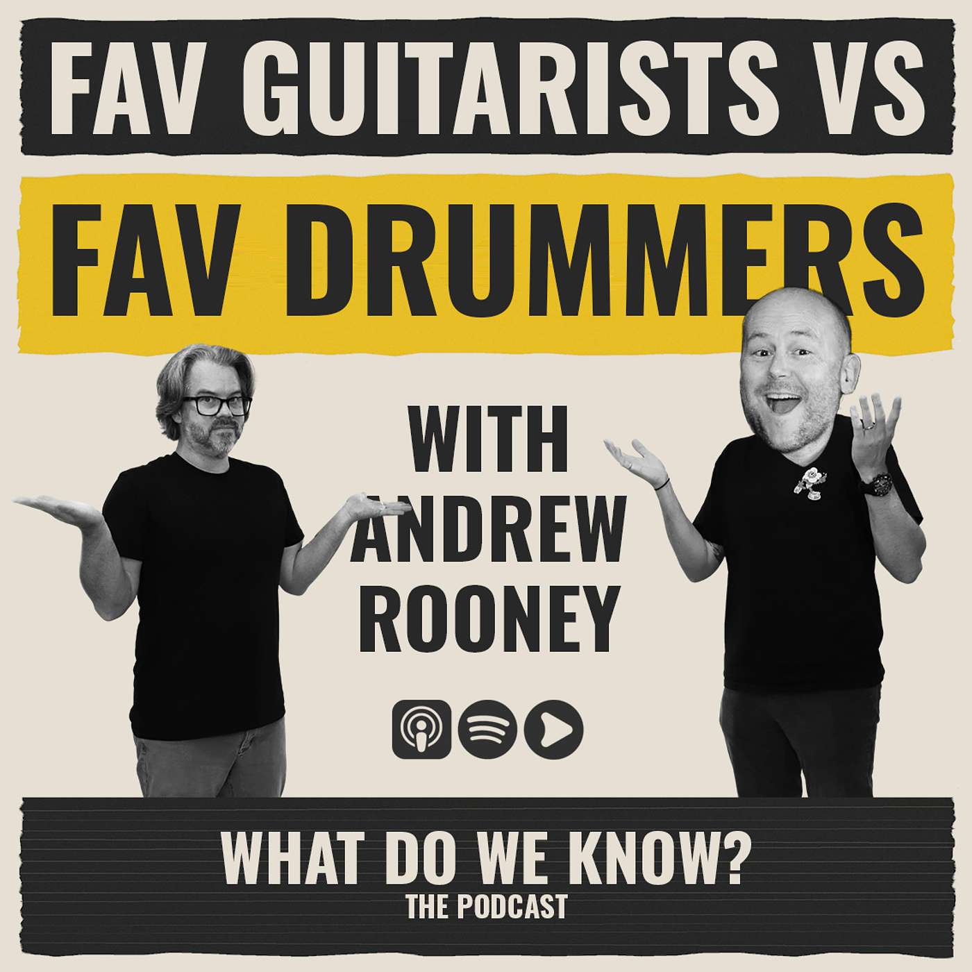 15. Fav Guitarists vs Fav Drummers