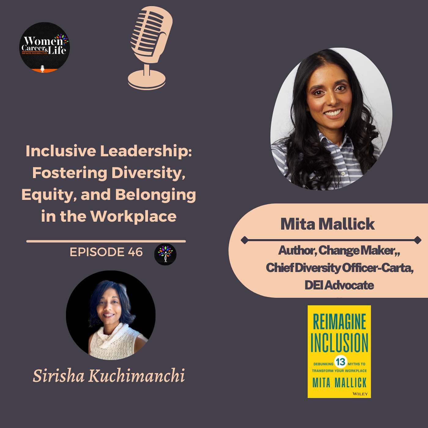 Inclusive Leadership: Fostering Diversity, Equity, and Belonging in the Workplace-Mita Mallick- Change maker, Author, Podcaster, Head of Inclusion, Equity and Impact