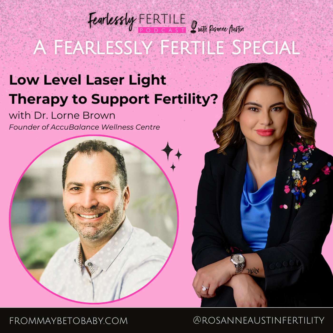A Fearlessly Fertile Special: Low Level Laser Light Therapy to Support Fertility? A Conversation with Dr. Lorne Brown, Founder of Accubalance Wellness Centre episode artwork