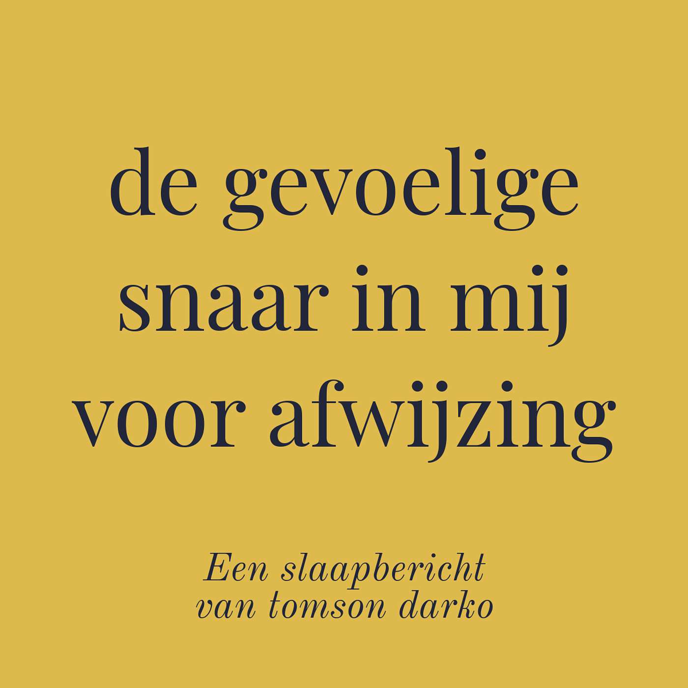 Hoe vermoeidheid herinneringen oproept (en zelfhaat aankondigt)