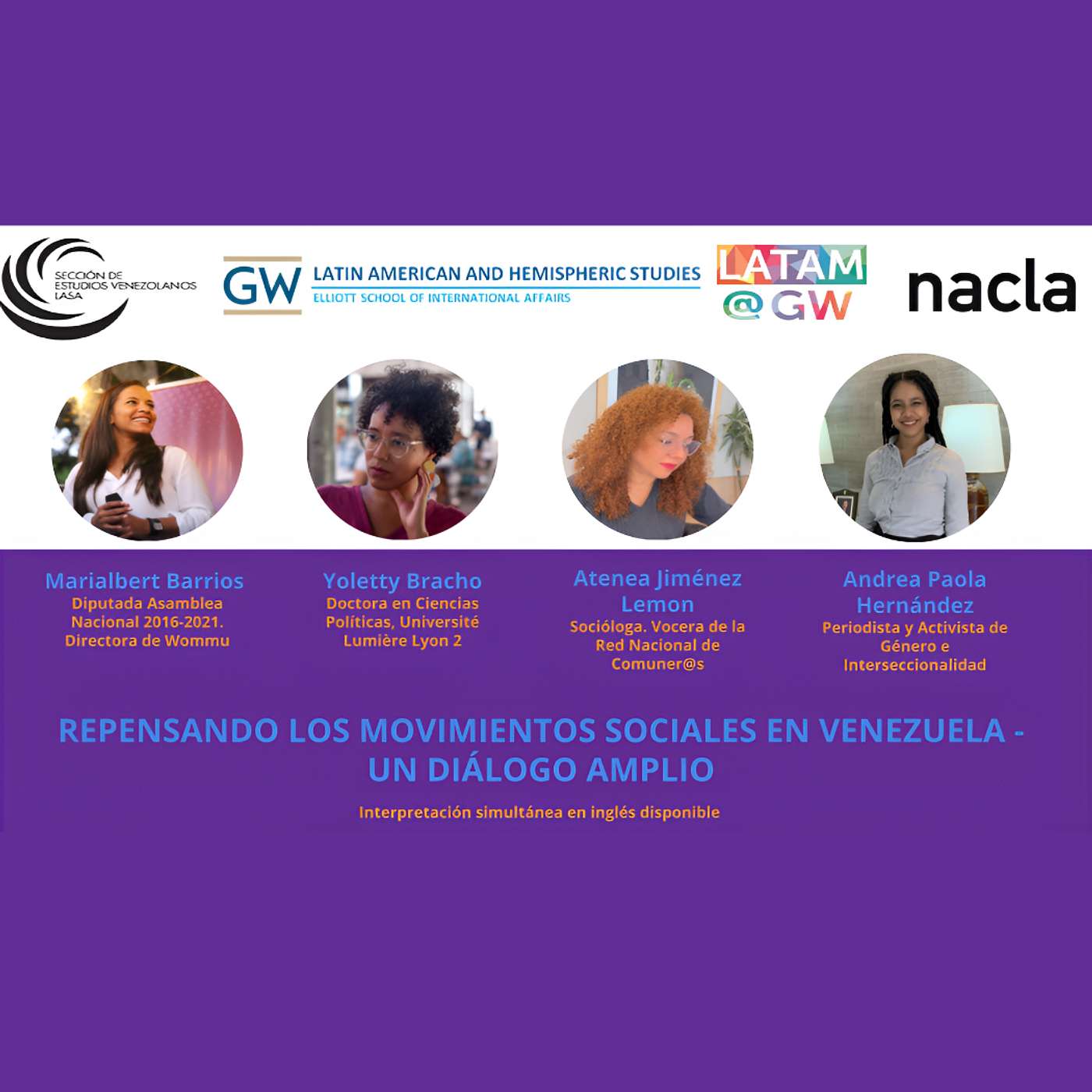 REPENSANDO LOS MOVIMIENTOS SOCIALES EN VENEZUELA - UN DIÁLOGO AMPLIO episode artwork