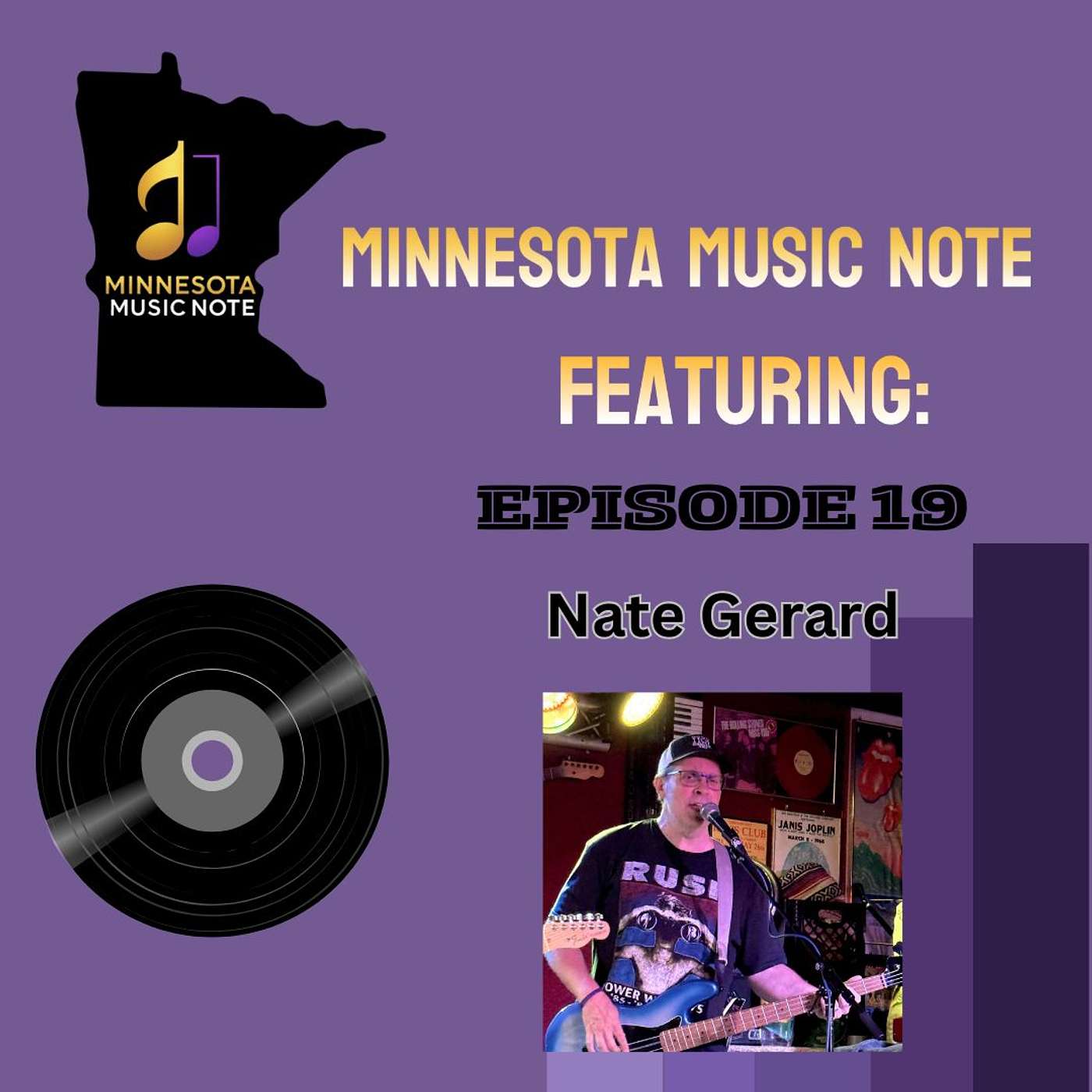 MN Music Note - Ep19 - Nate Gerard - From Party Pranks to Music Passion episode artwork