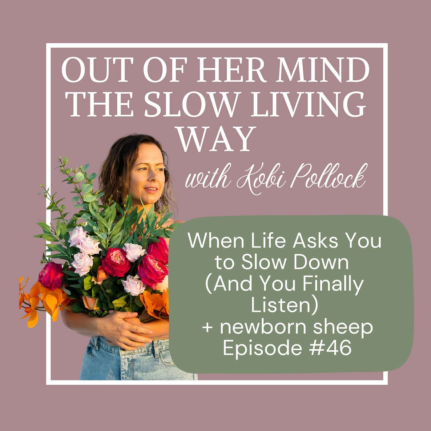 When Life Asks You to Slow Down (And You Finally Listen) + newborn sheep