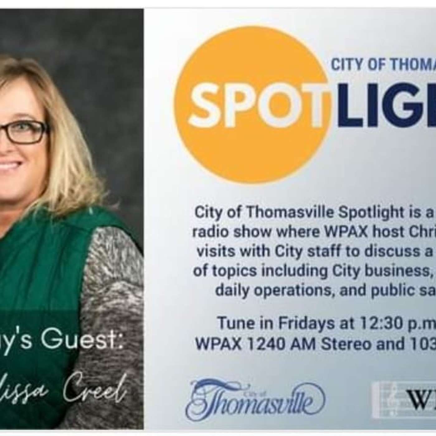 City of Thomasville Spotlight episode 135 episode artwork