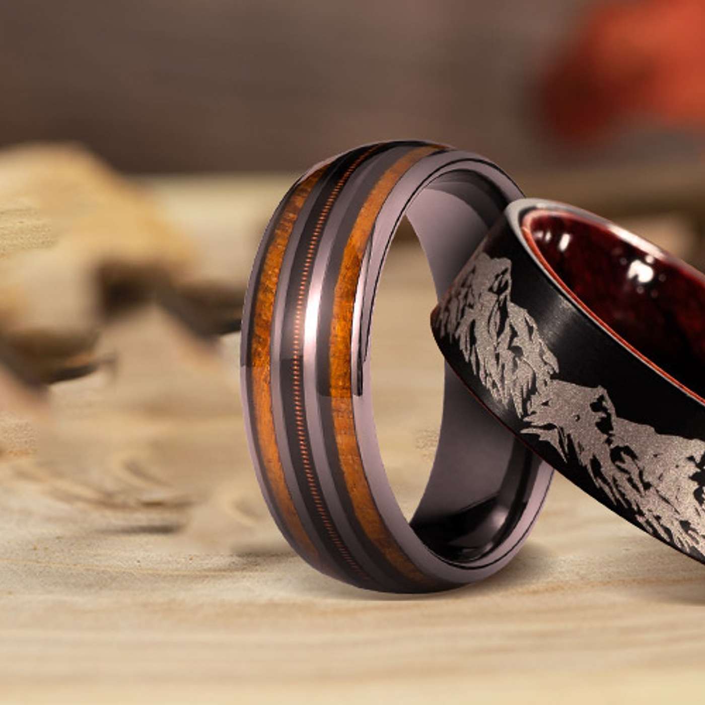 How To Incorporate Wood Wedding Bands For Men Into Everyday Style