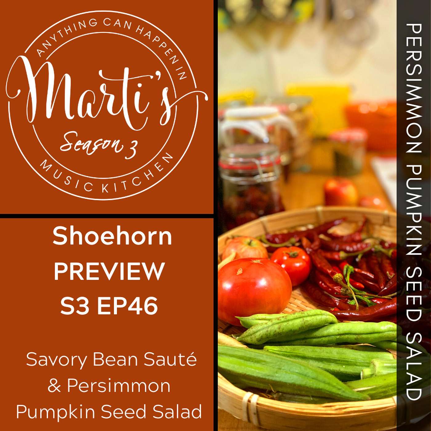 MMK S3-46 PREVIEW Shoehorn Tapdancing Diversity Travel Savory Beans and Persimmons