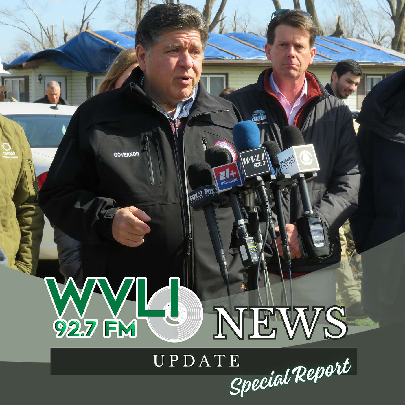 SPECIAL REPORT: Pritzker Visits Aroma Park for Tornado Damage Impact Briefing episode artwork