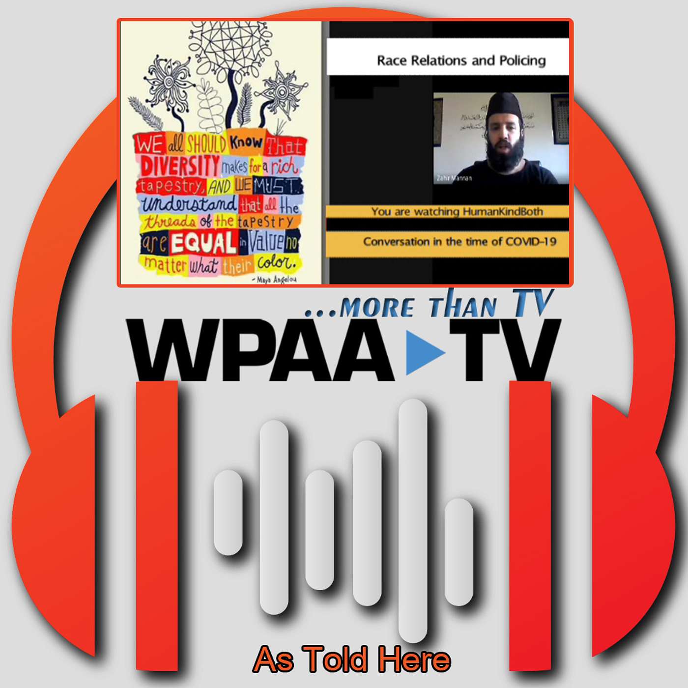 As Told Here | More than TV | WPAA-TV | In studioW