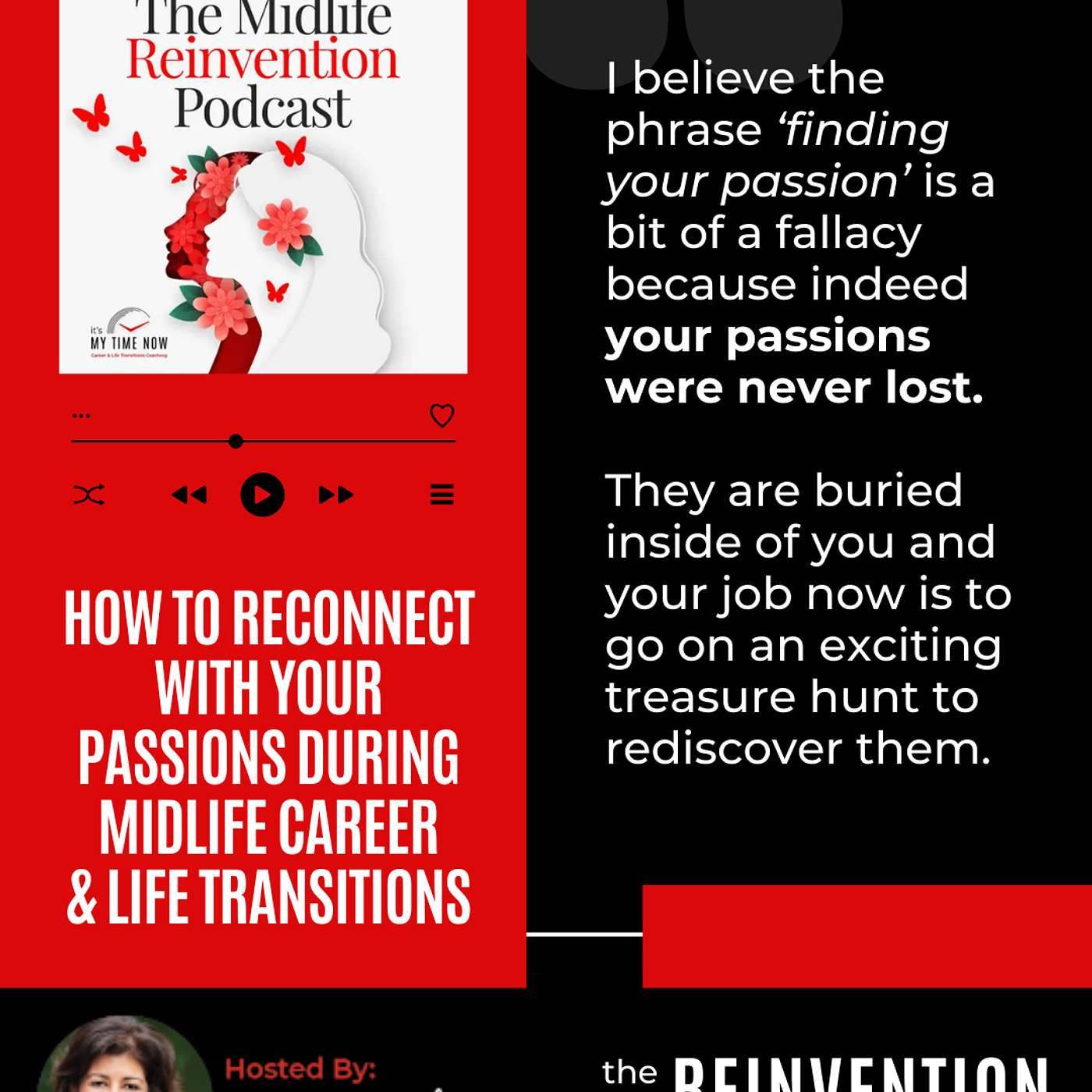 #185: How to Reconnect with Your Passions During Midlife Career & Life Transitions