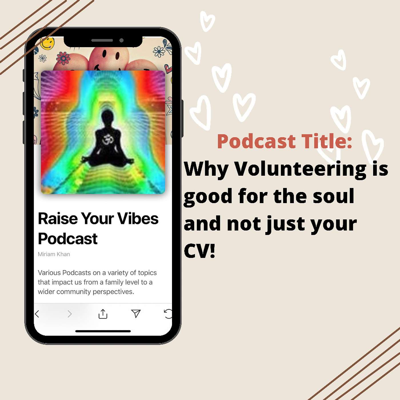 Podcast Title:Why Volunteering is good for the soul and not just your CV! episode artwork