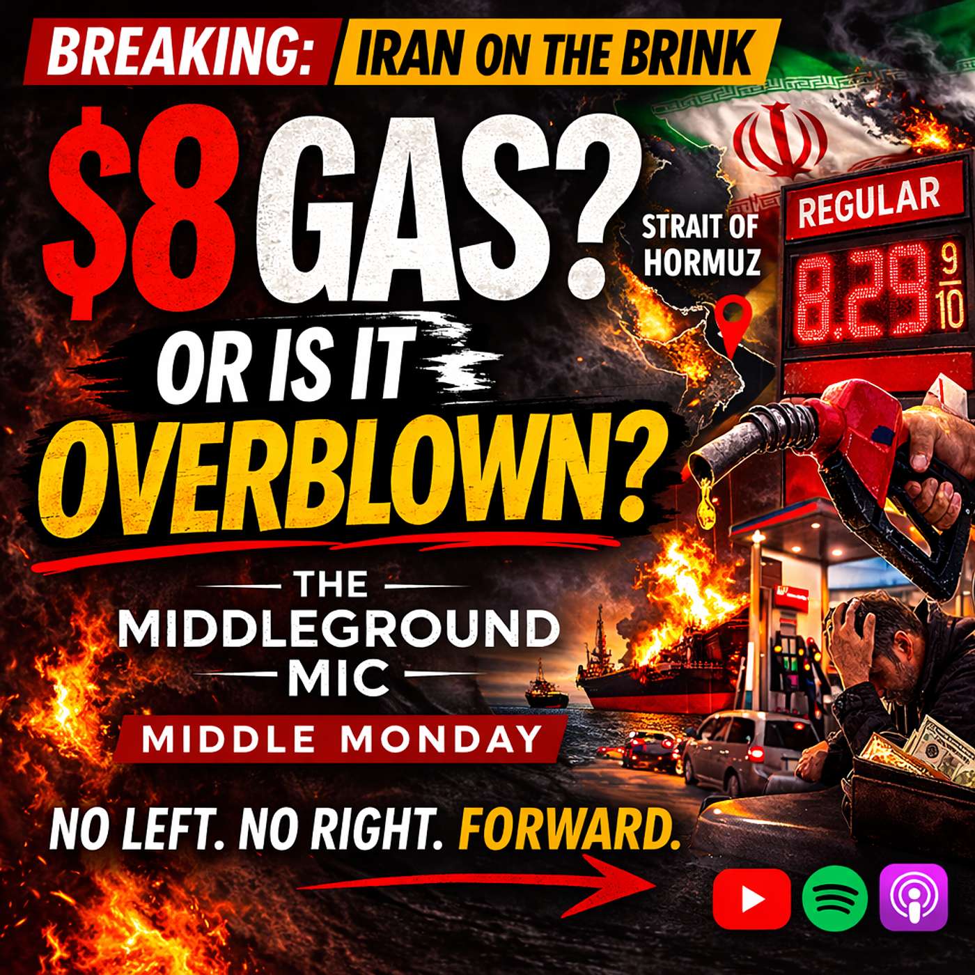 $8 Gas Coming? Iran Crisis, Strait of Hormuz Oil Shock, and the Real Middle Ground | Middle Monday