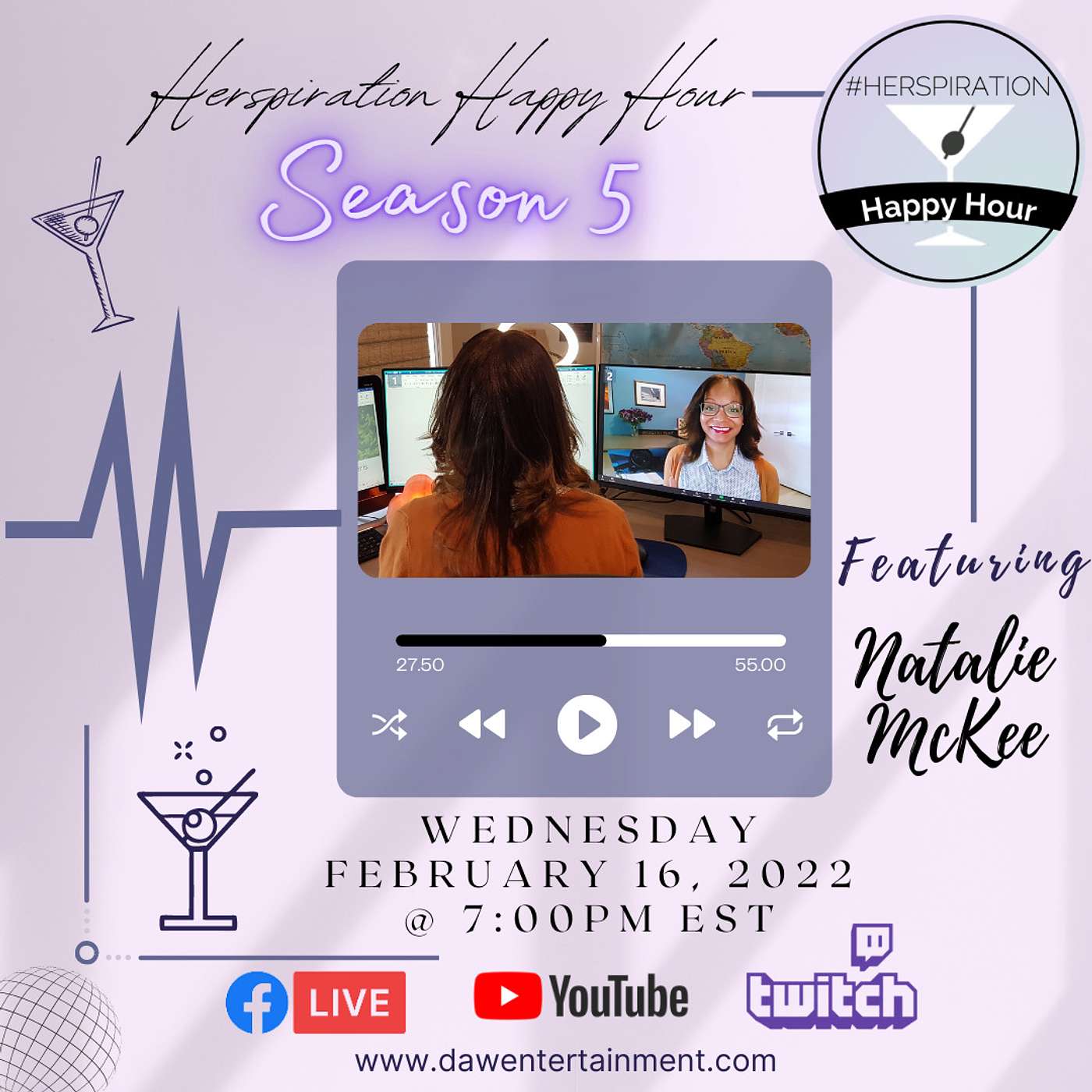 Herspiration Happy Hour Season 5, Episode 7, Action Your Dreams w/ Nathalie McKee