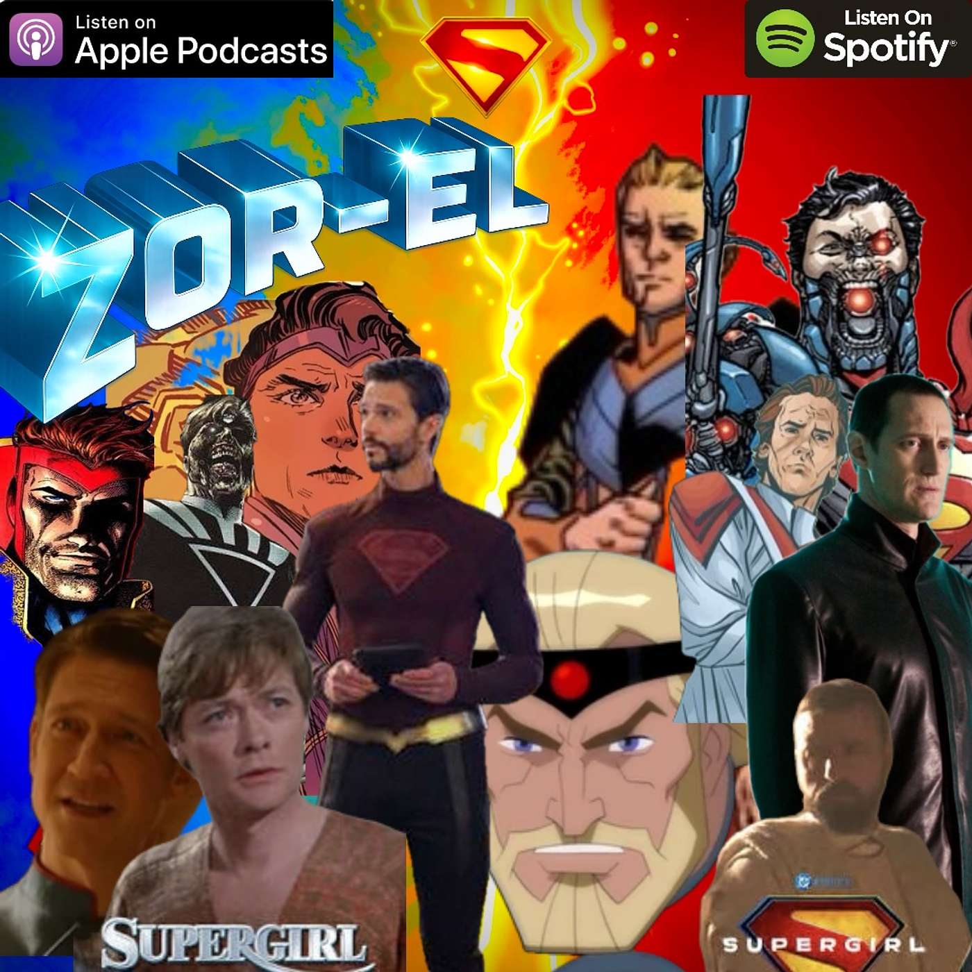 Zor-EL, Supergirl Summer & Supergirl the World episode artwork