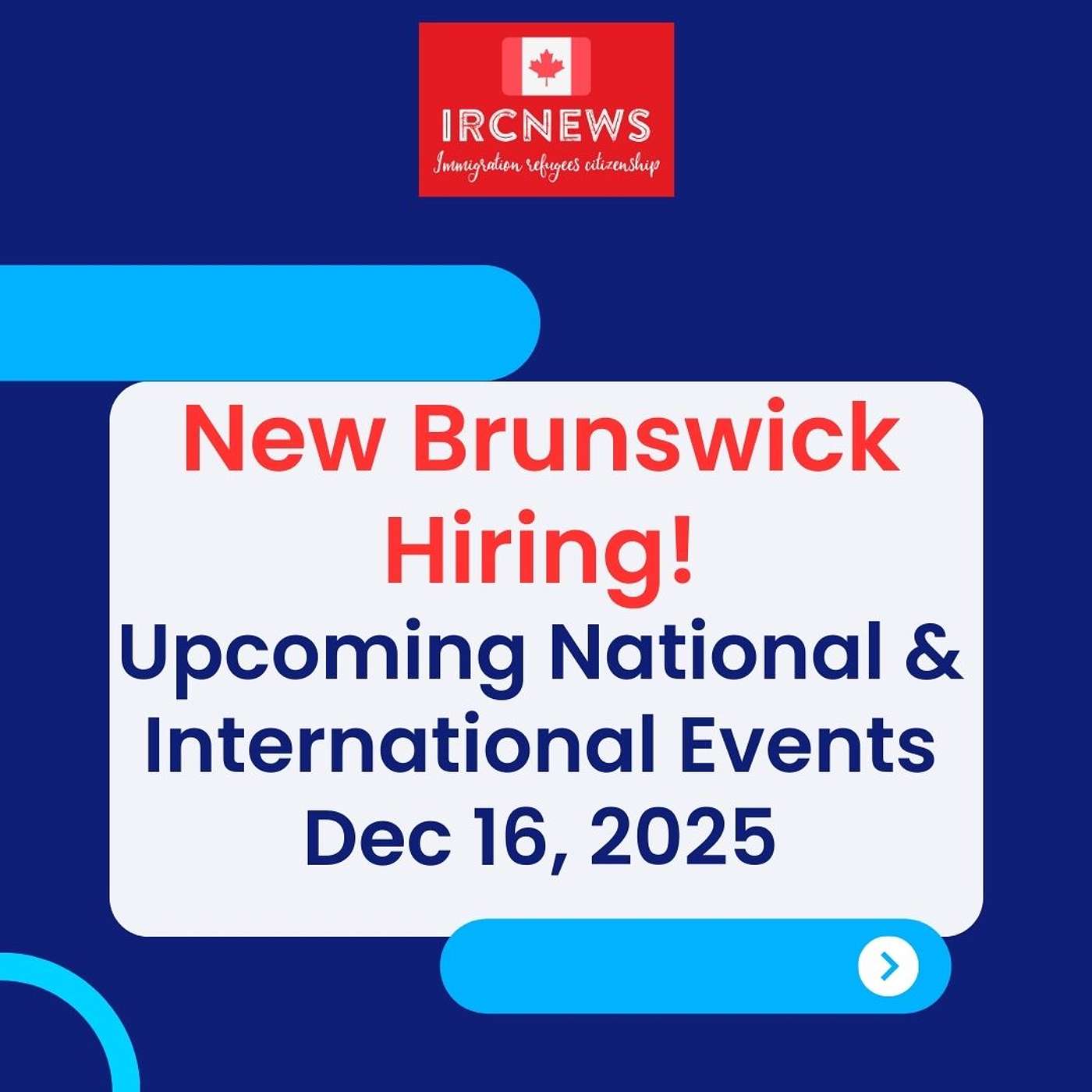 New Brunswick- Upcoming national and international recruitment events, released by New Brunswick on December 16, 2025 episode artwork