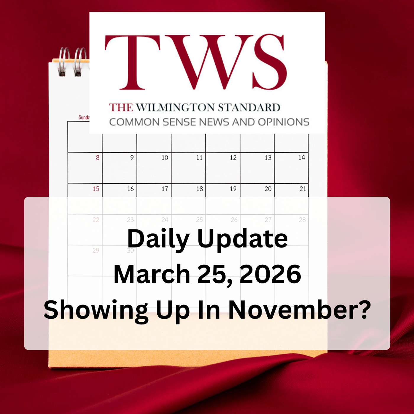 Daily Update March 25, 2026: Showing Up In November? episode artwork