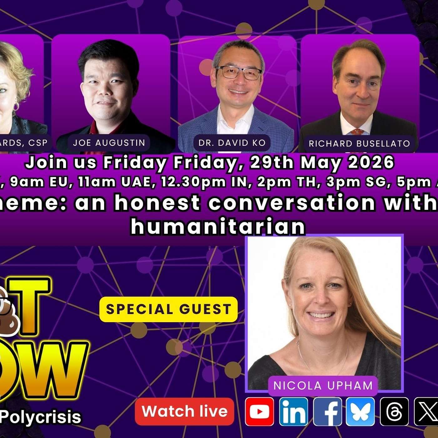 The Sh*t Show: an honest conversation with a humanitarian