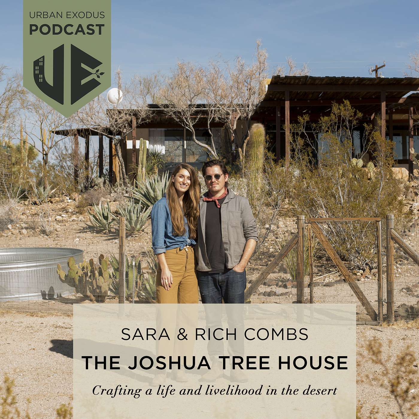 E2: Creatives and hoteliers crafting a life and livelihood in the desert | Sara & Rich Combs of JTH in Joshua Tree, CA | episode artwork