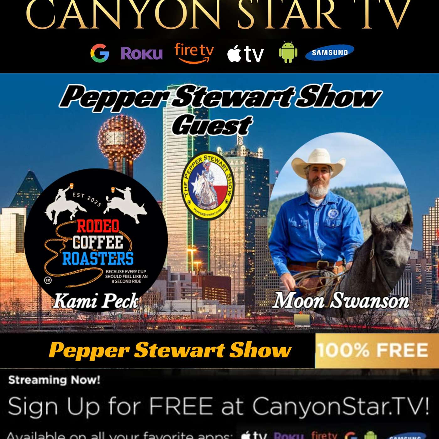 Guest: Kami Peck from Rodeo Coffee Roasters & Moon Swanson from THE1836