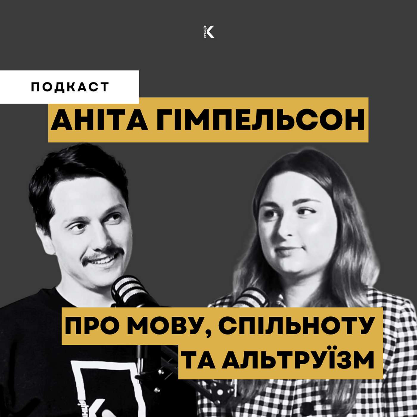 АНІТА ГІМПЕЛЬСОН | ПРО МОВУ, СПІЛЬНОТУ ТА АЛЬТРУЇЗМ | ТВОРЦІ ІСТОРІЇ episode artwork