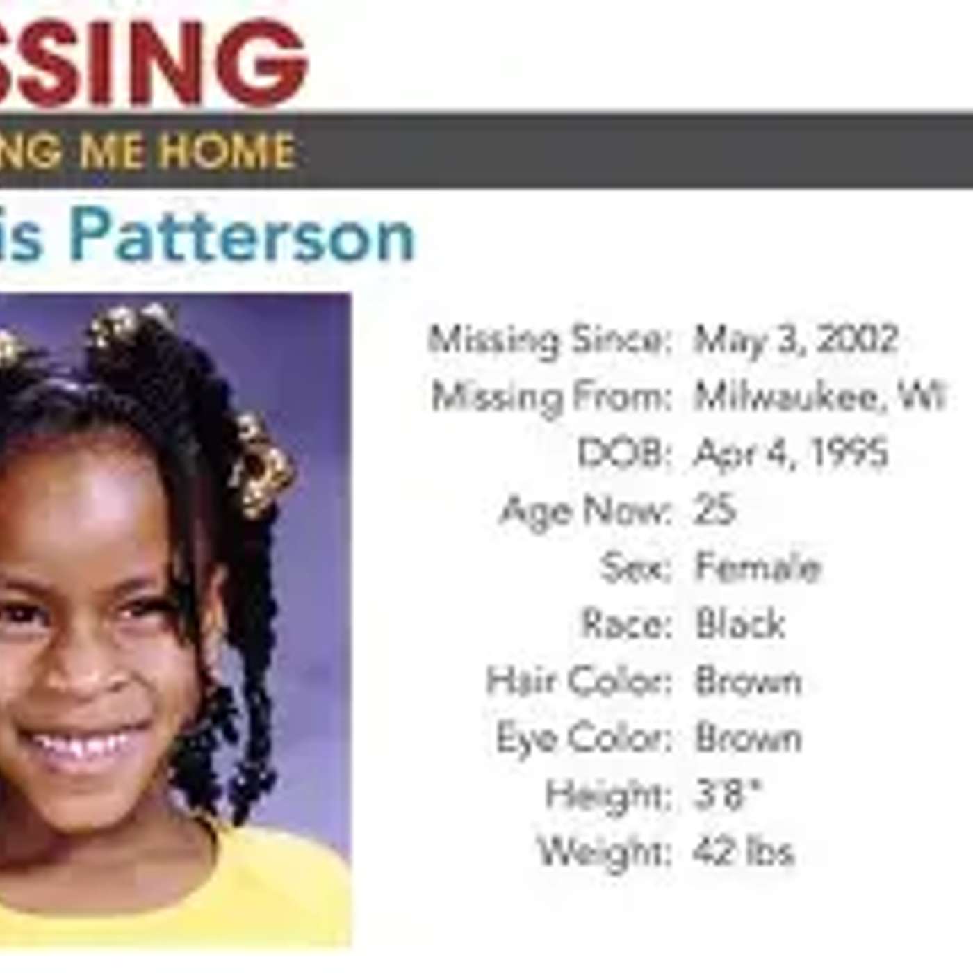 The Vanishing of Alexis Patterson: A 7-Year-Old's Unsolved Disappearance episode artwork
