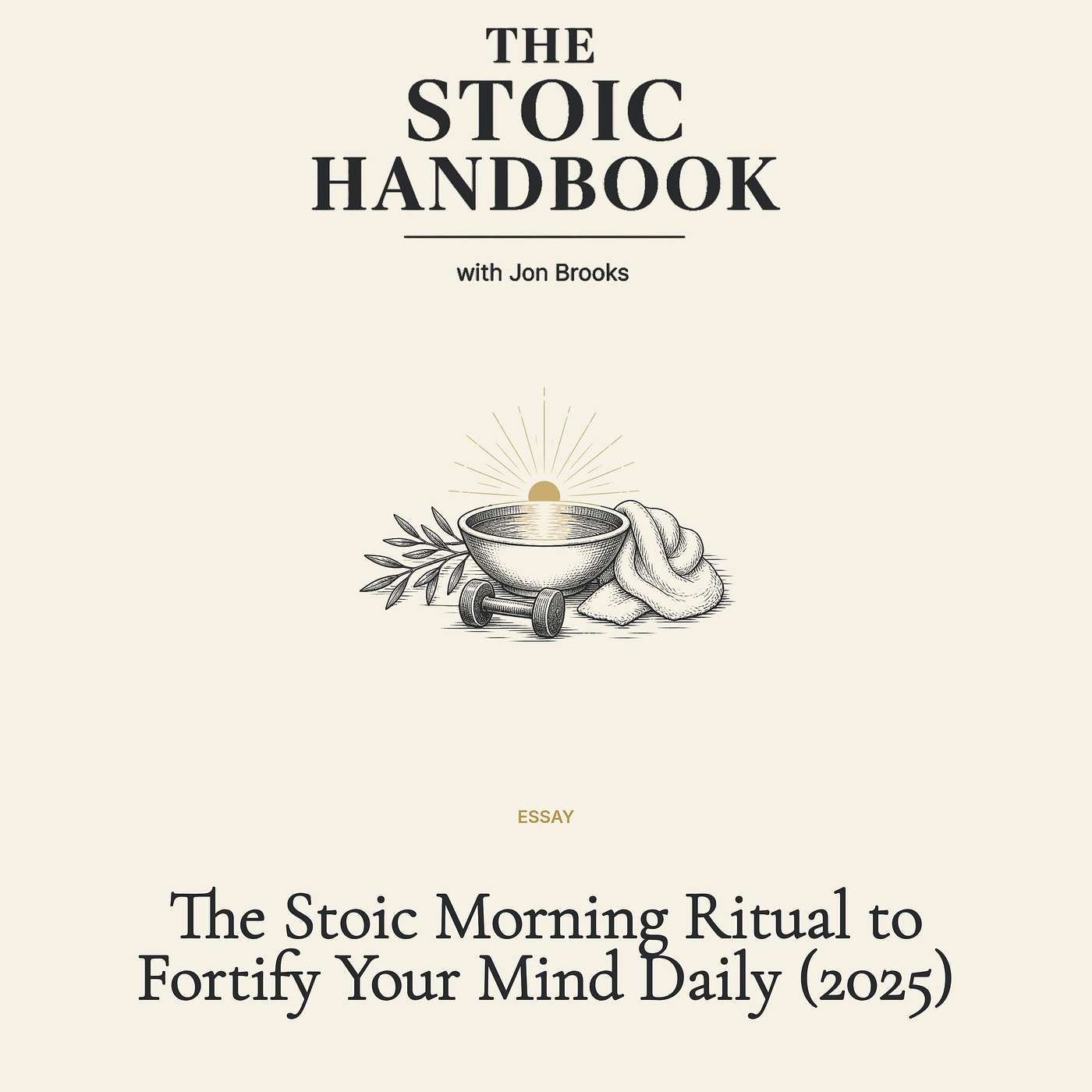 The Stoic Morning Ritual to Fortify Your Mind Daily (2025) episode artwork