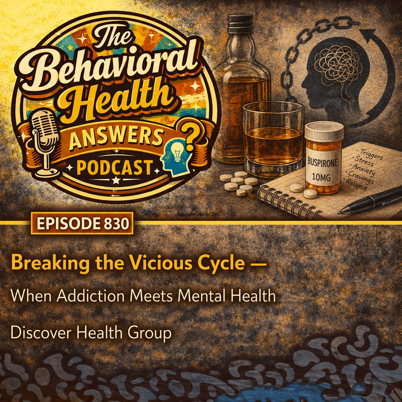Episode 830: Breaking the Vicious Cycle - When Addiction Meets Mental Health | Discover Health Group episode artwork