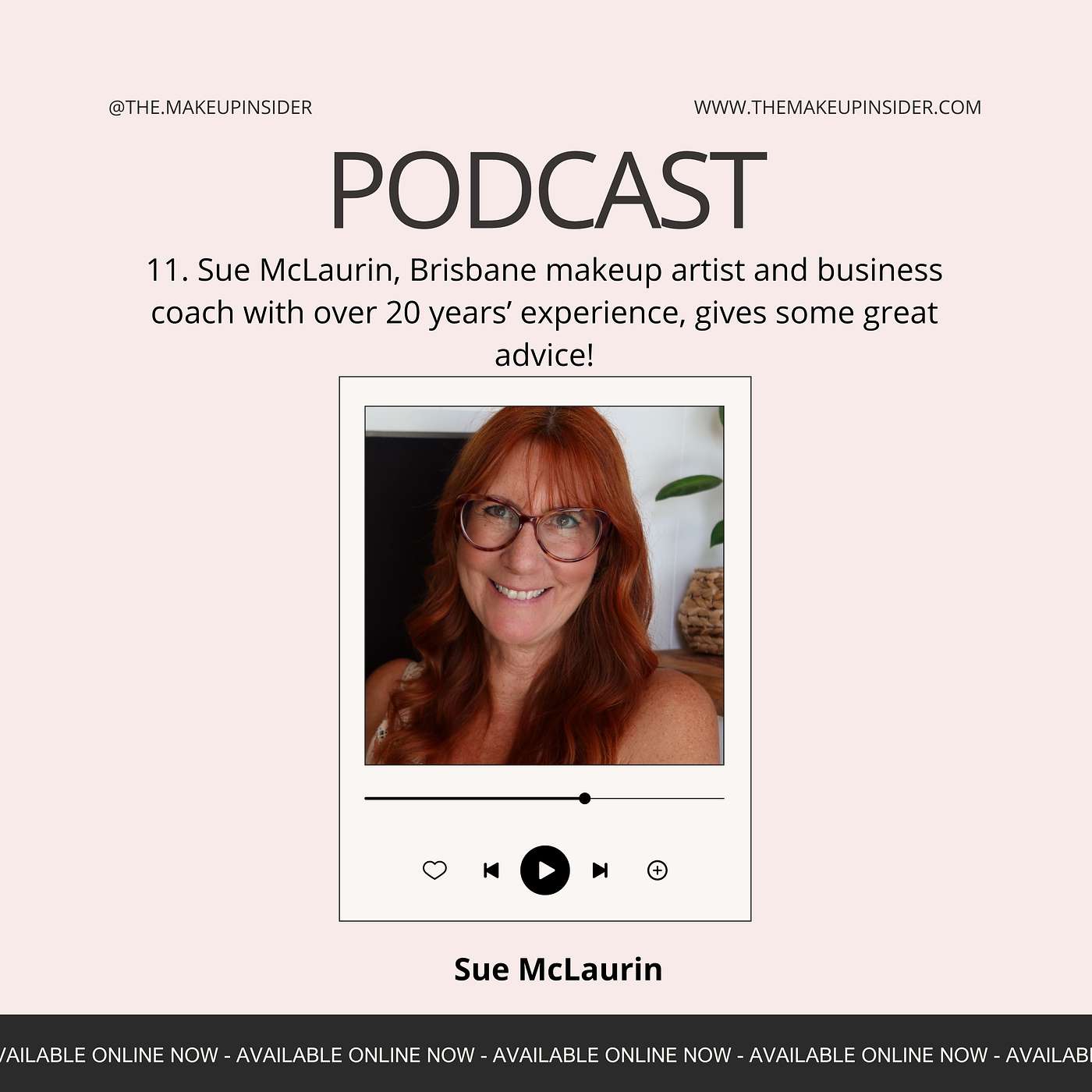 Sue McLaurin, Brisbane makeup artist and business coach with over 20 years’ experience, gives some great advice!