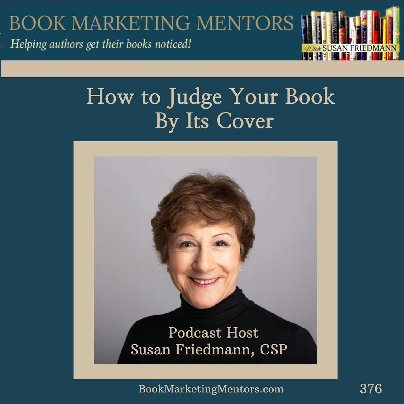 How to Best Judge Your Book By Its Cover - BM376 - podcast episode cover