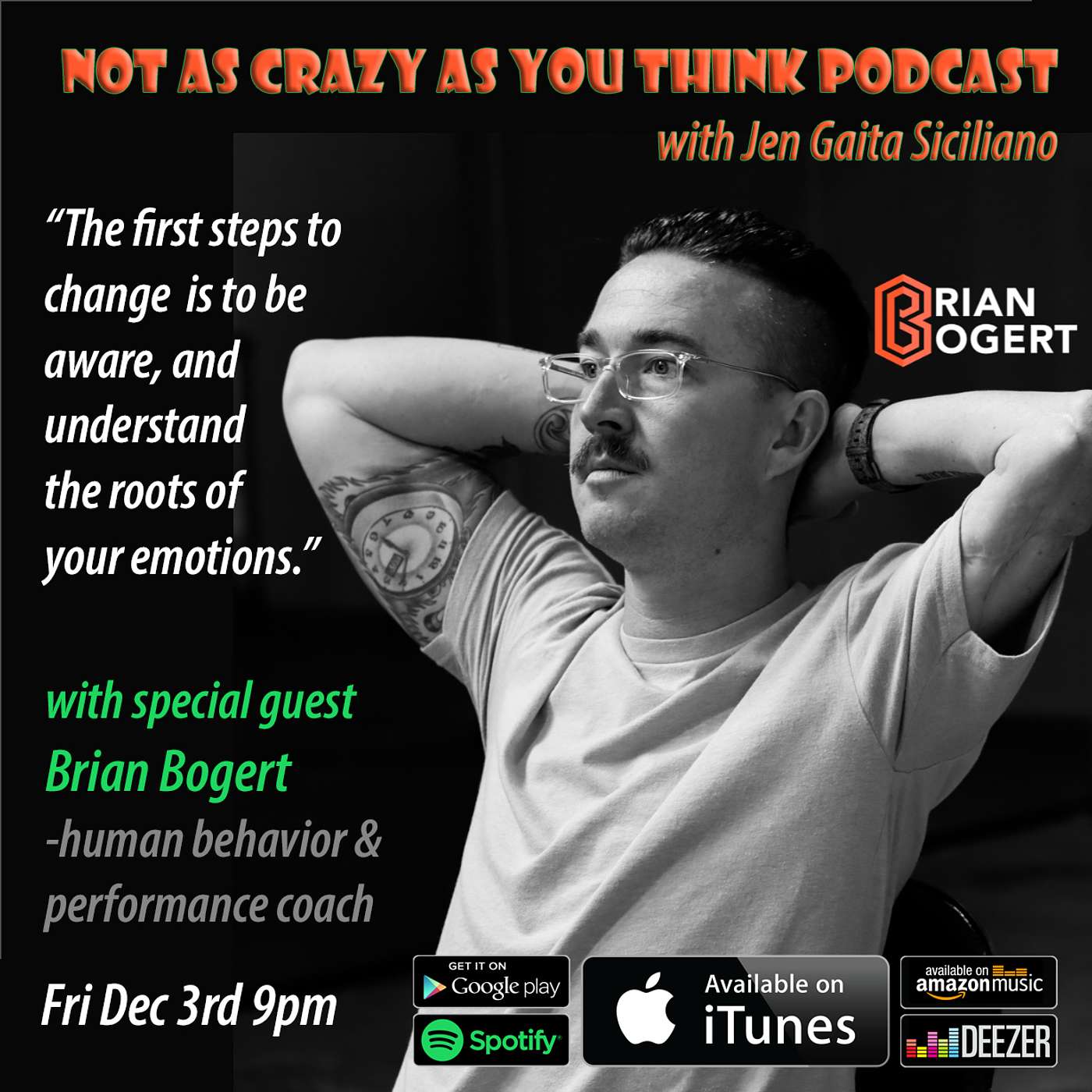 A Talk with Brian Bogert on Embracing Pain to Avoid Suffering (S3, E2)