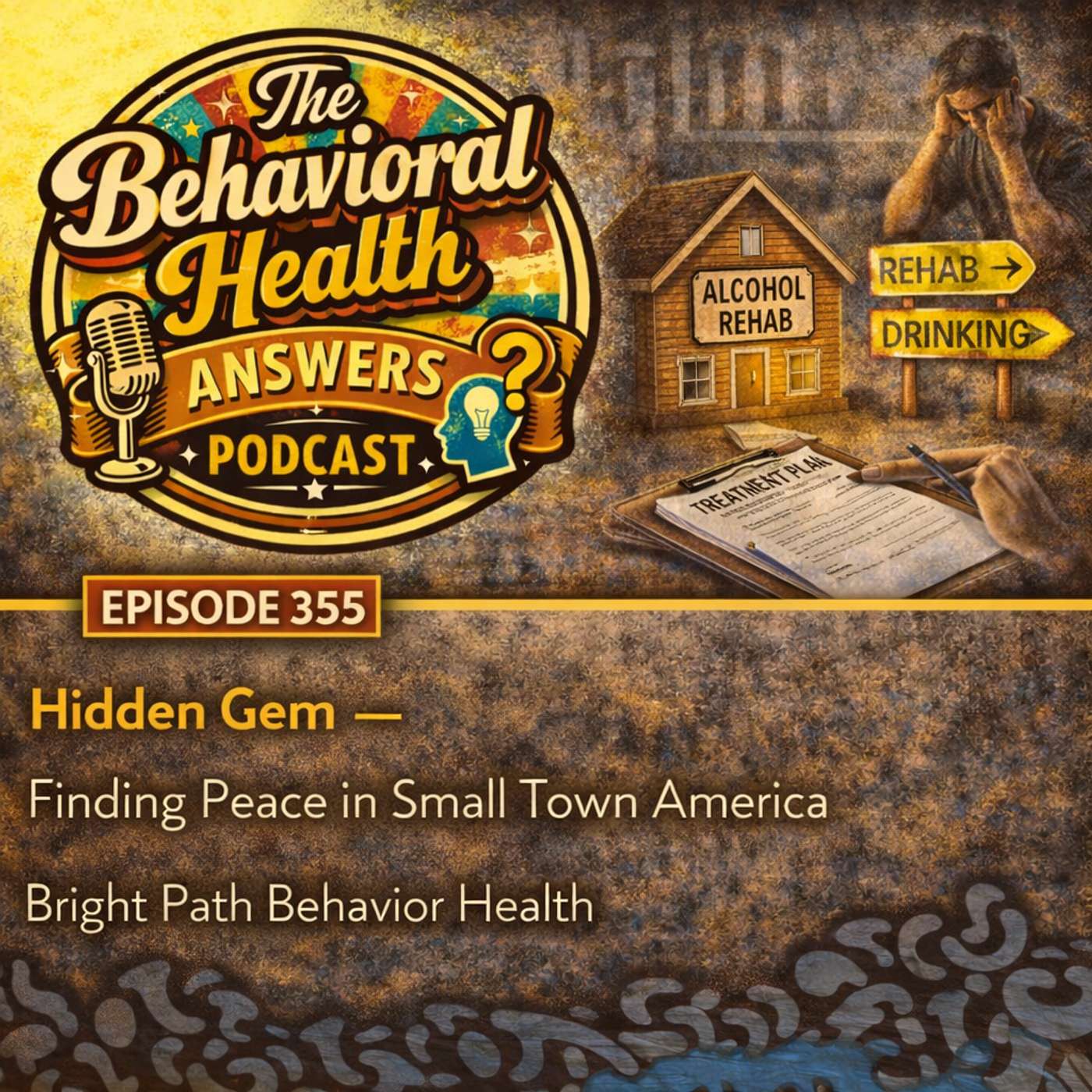 Episode 355: Hidden Gem - Finding Peace in Small Town America | Bright Path Behavior Health episode artwork