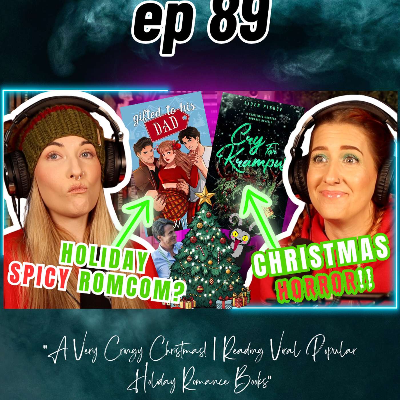 Ep 89 A Very Cringy Christmas! 🎄💋 Reading Viral Popular Holiday Romance Books