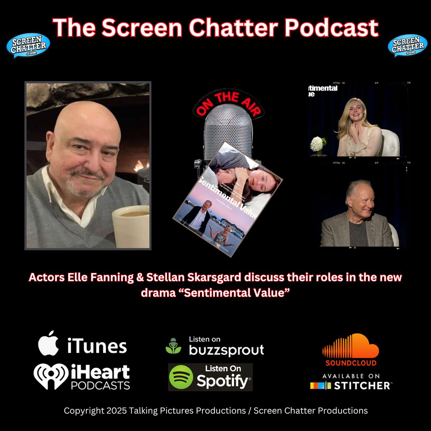 Elle Fanning & Stellan Skarsgard - Sentimental Value Elle Fanning & Stellan Skarsgard - Sentimental Value