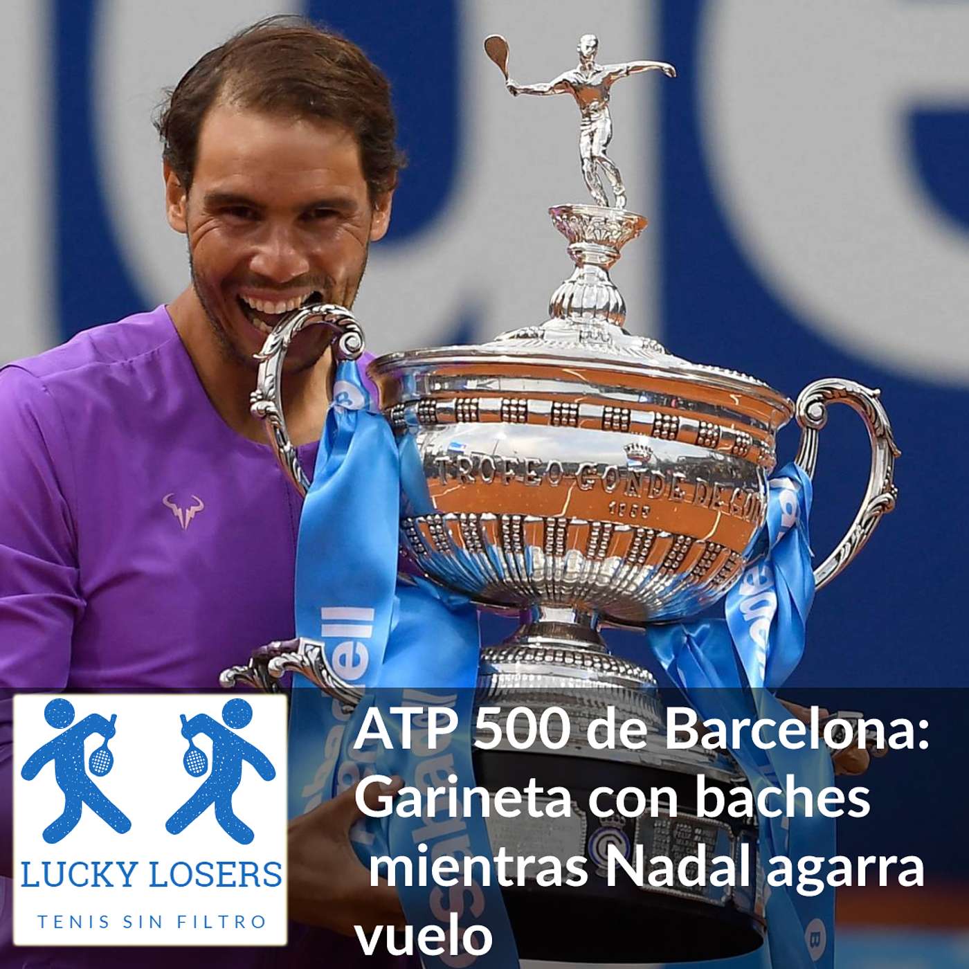27/abr/2021 - ATP 500 de Barcelona: Garineta con baches mientras Nadal agarra vuelo