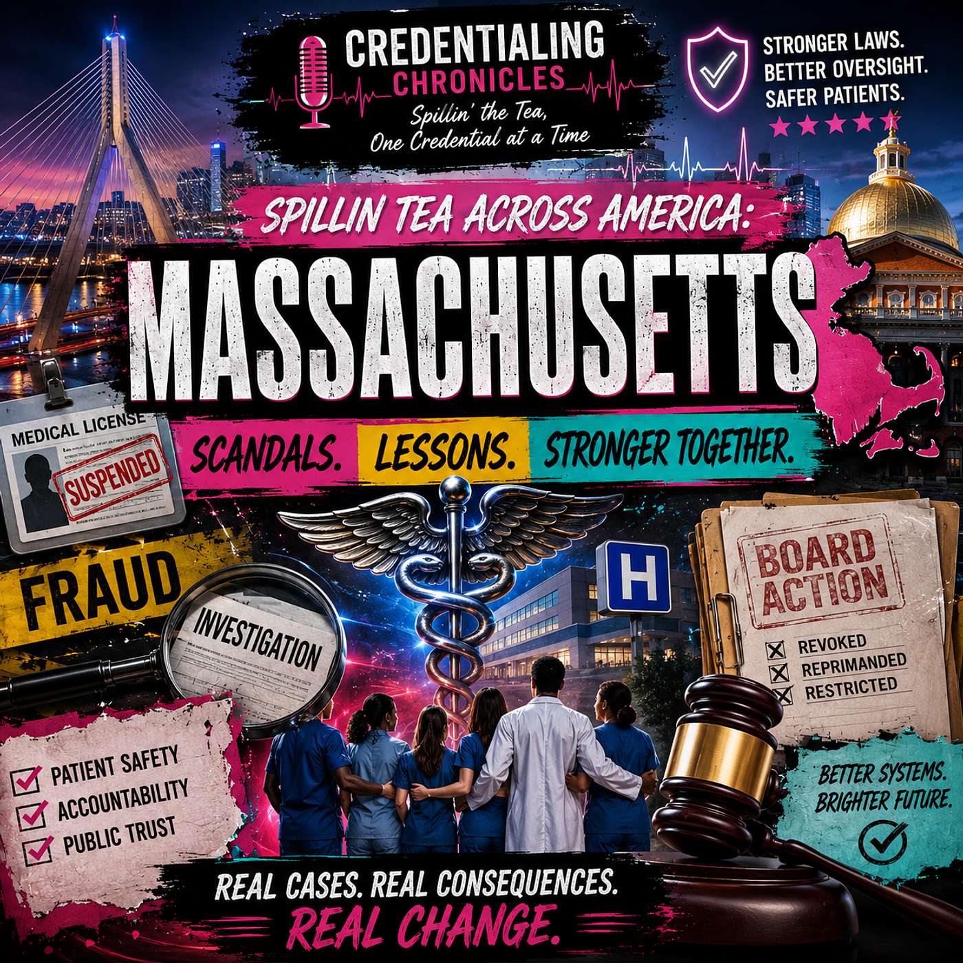 Spillin Tea Across America: Massachusetts episode artwork