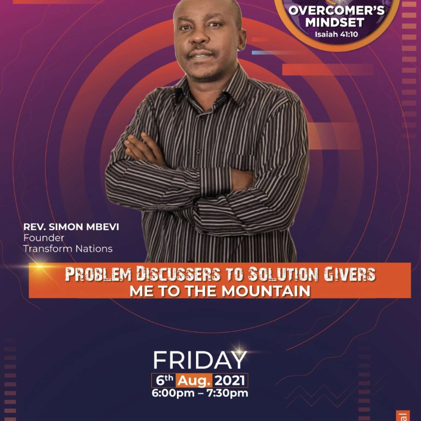 Revival Week Season 7 Day 5: From Problem discussers to solution givers by Pst. Simon Mbevi episode artwork