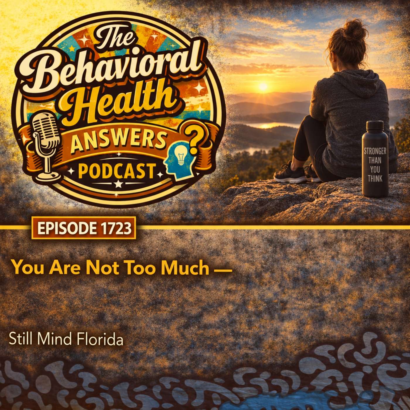 Episode 1723: You Are Not Too Much | Still Mind Florida episode artwork