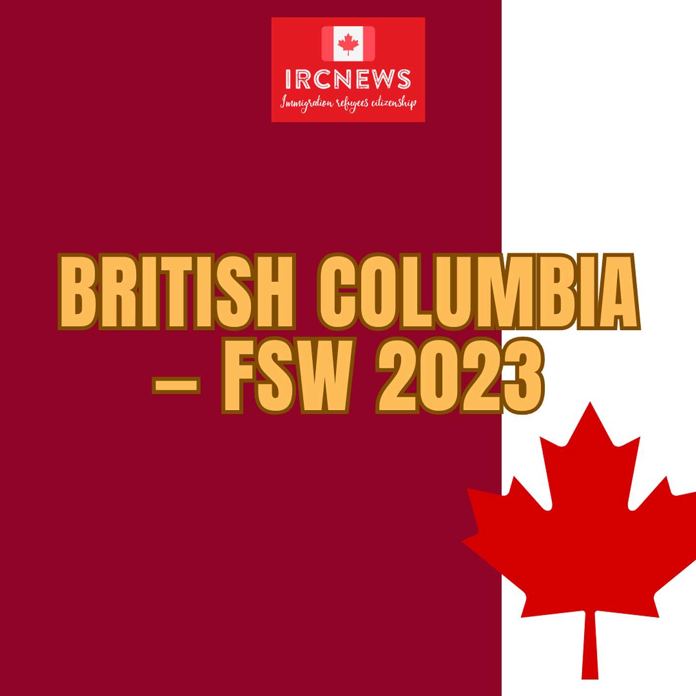 Canada Immigration Total FSW Express Entry Candidate selection for the province of British Columbia in 2024 episode artwork