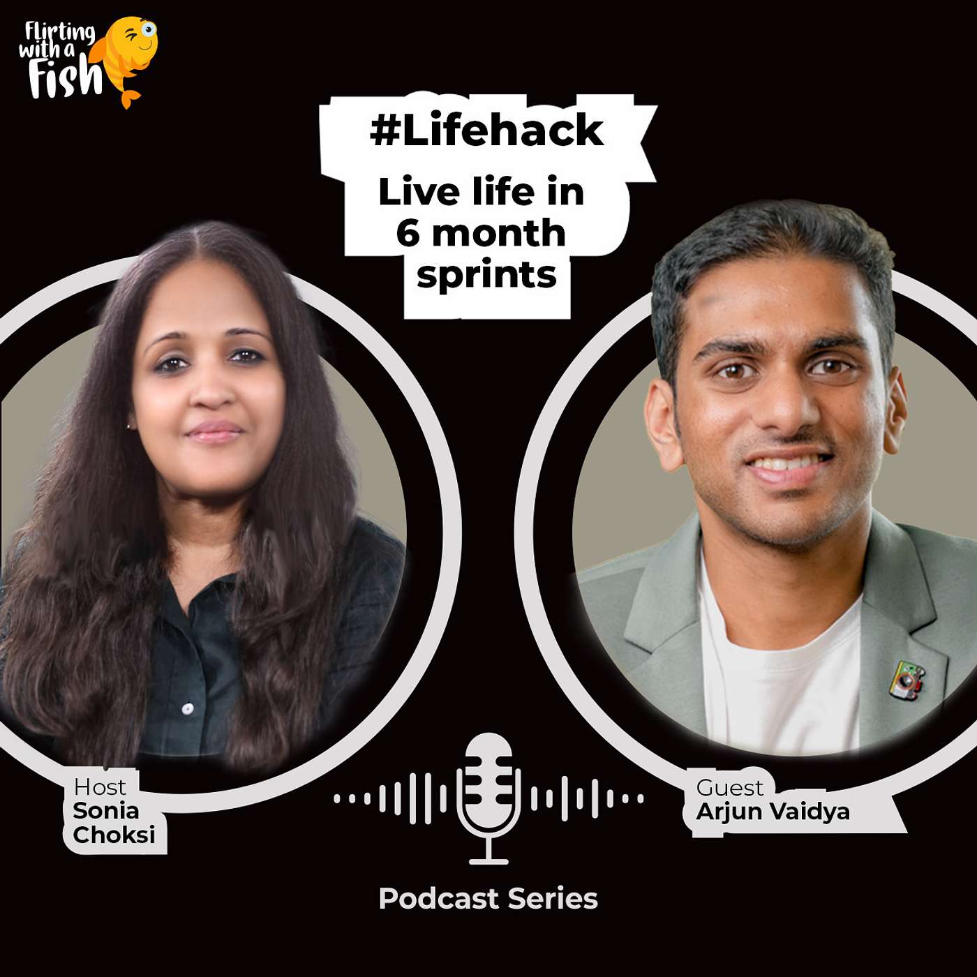 Resilience Reinvention and Real Talk | Ft. Arjun Vaidya  | Sonia Choksi | Flirting with a fish episode artwork