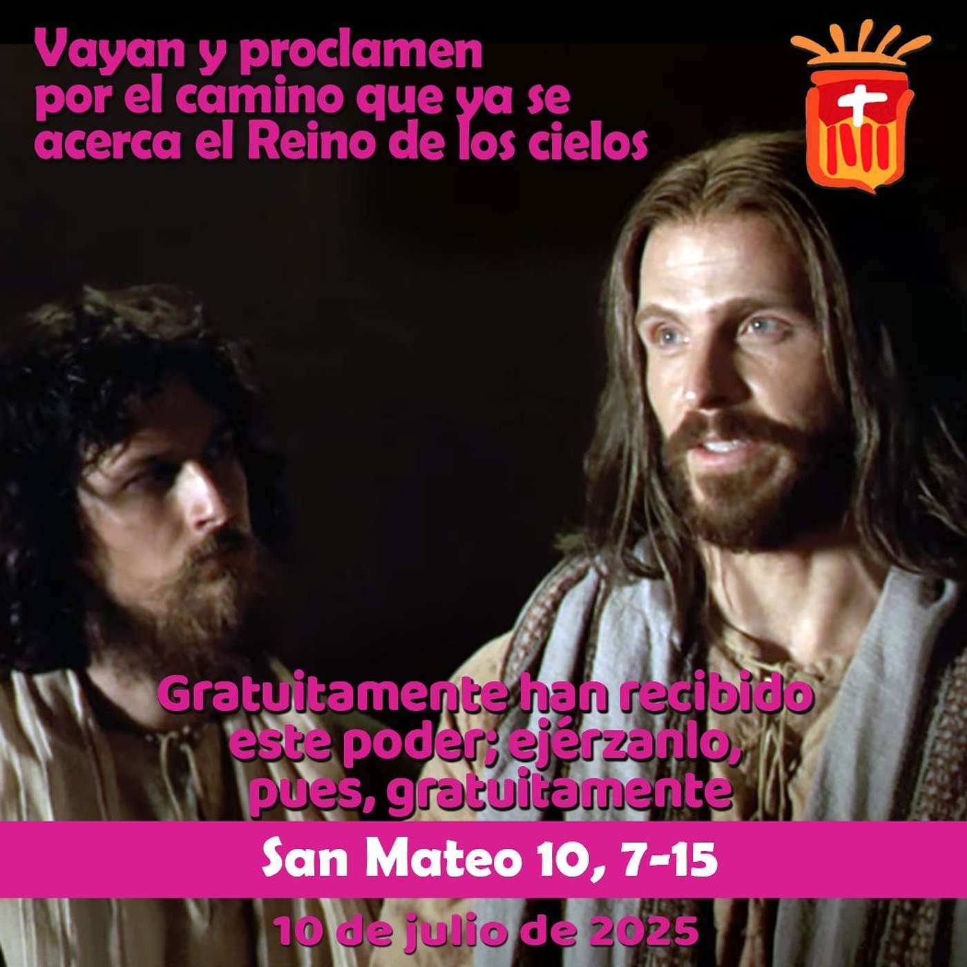 2025-07-10 San Mateo 10, 7-15: Jueves XIV Ordinario