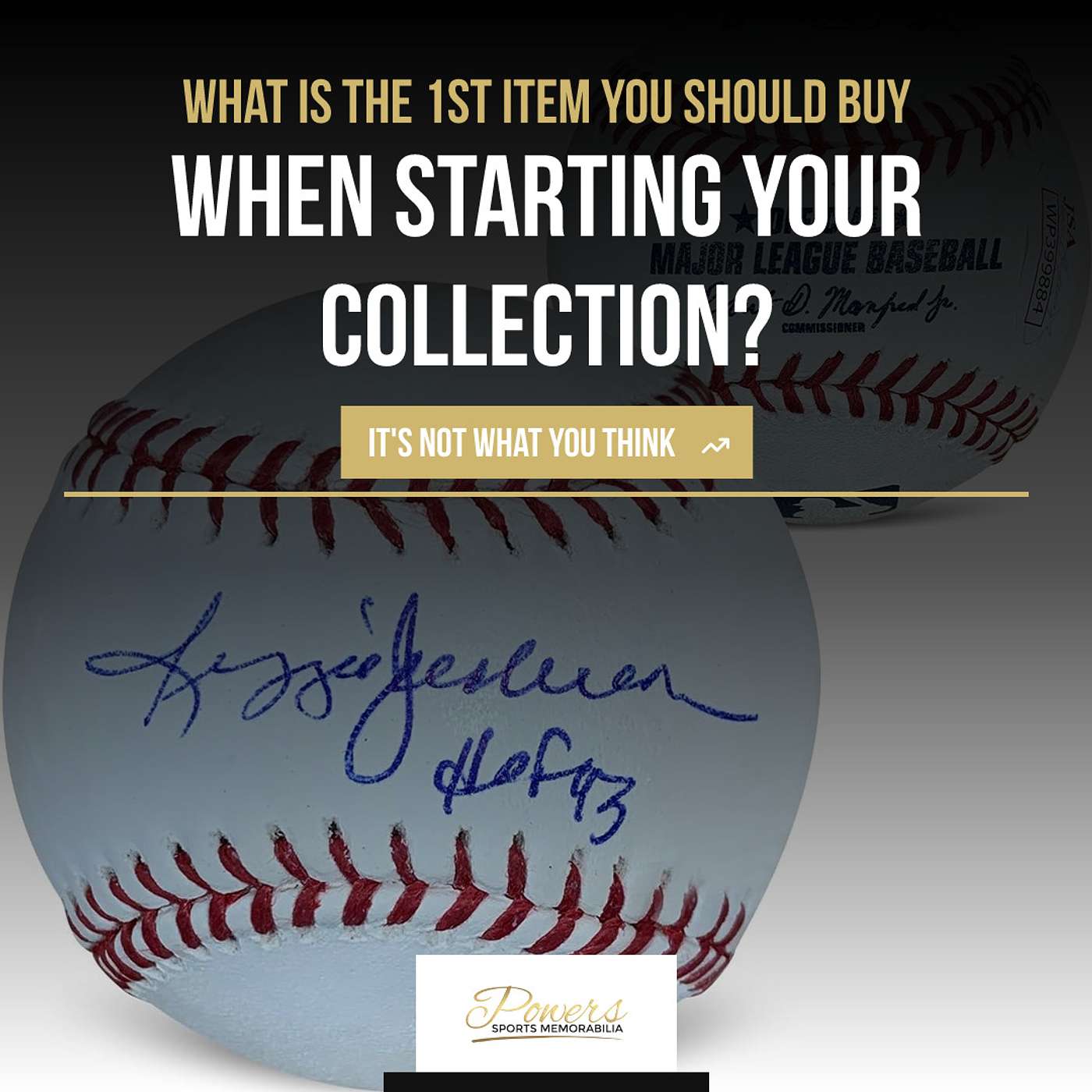 What Should be the 1st Type of Autographed Item You Buy?  - Hint, it's not what you think